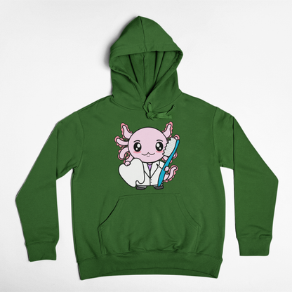 Hoodie Axolotzin Dentista Ajolote Unisex