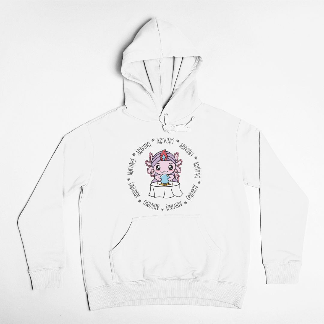 Hoodie Axolotzin Horóscopos Aro Adivino Ajolote Unisex
