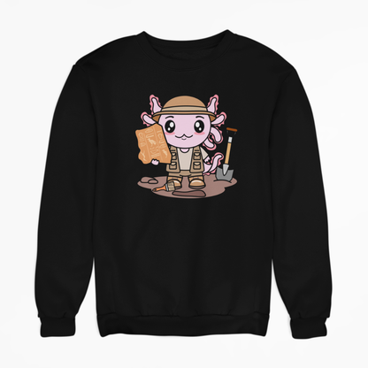 Sudadera Axolotzin Arqueologo Ajolote Unisex