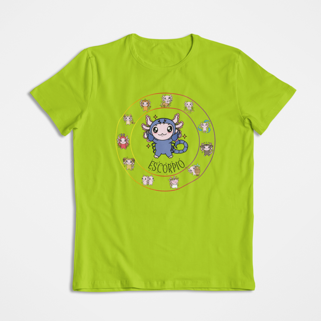 Playera Horoscopos Escorpio Axolotzin Ajolote