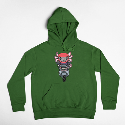 Hoodie Axolotzin Motoneta Ajolote Unisex
