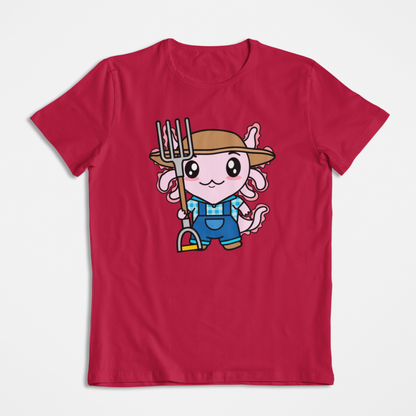 Playera Axolotzin Granjero Ajolote
