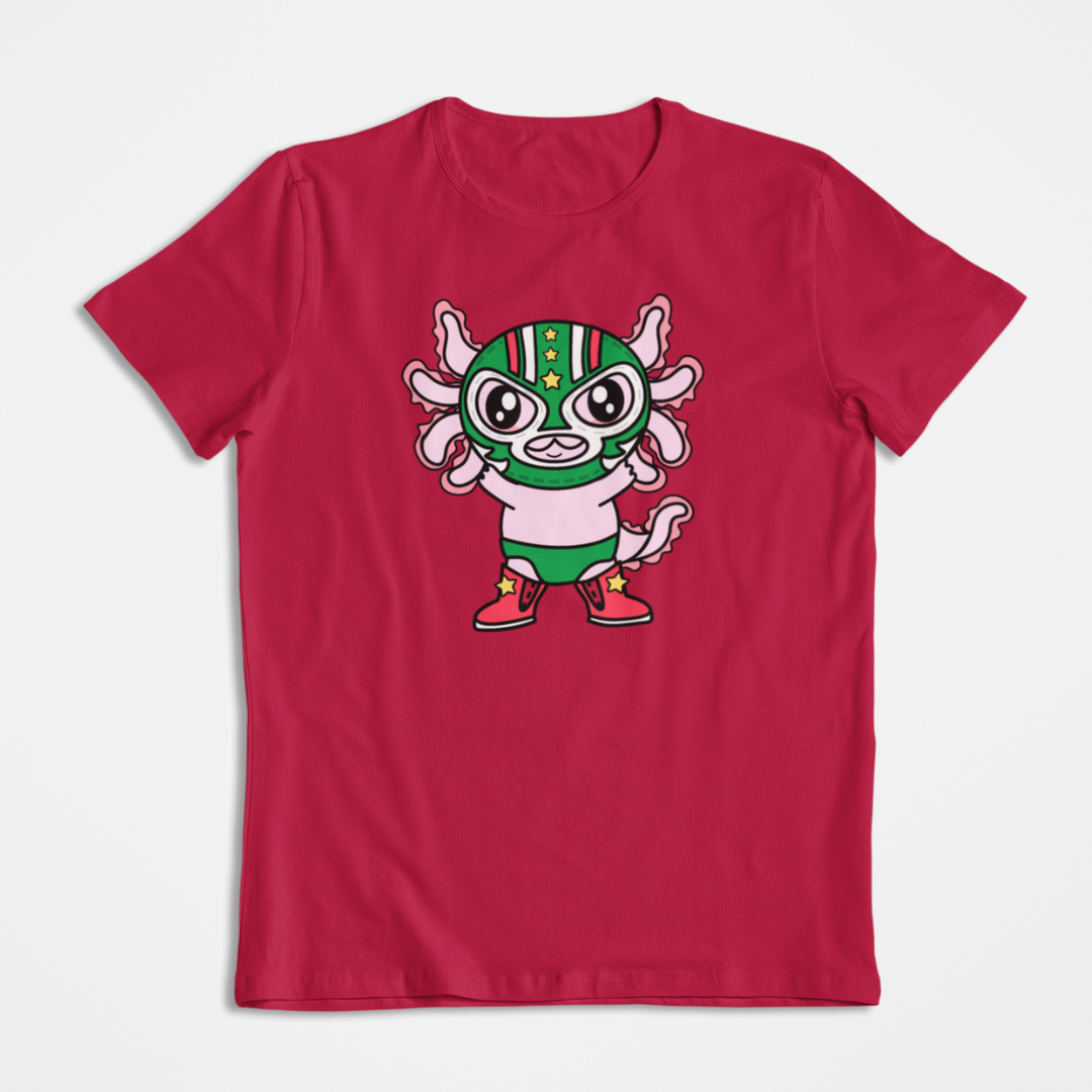 Playera Axolotzin Luchador Ajolote