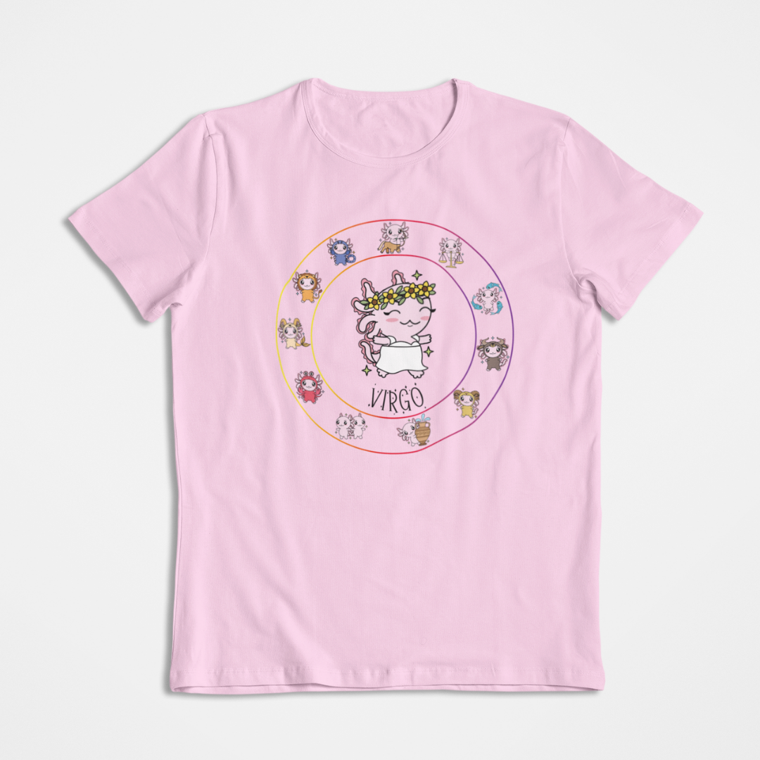 Playera Horoscopos Virgo Axolotzin Ajolote