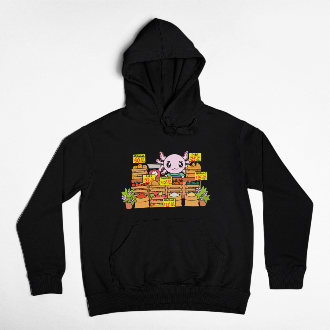 Hoodie Axolotzin Marchante Ajolote Unisex