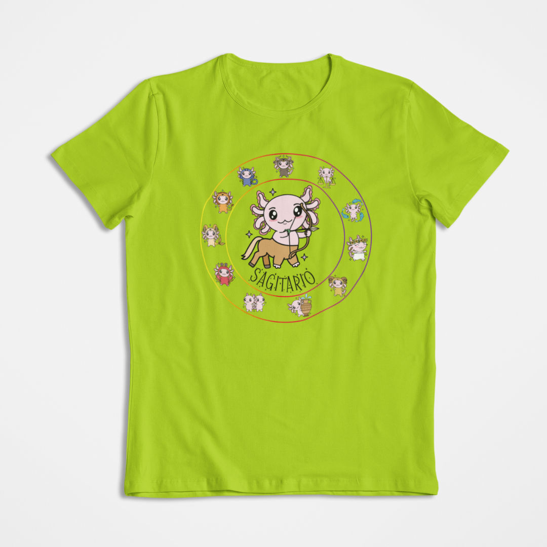 Playera Horoscopos Sagitario Axolotzin Ajolote