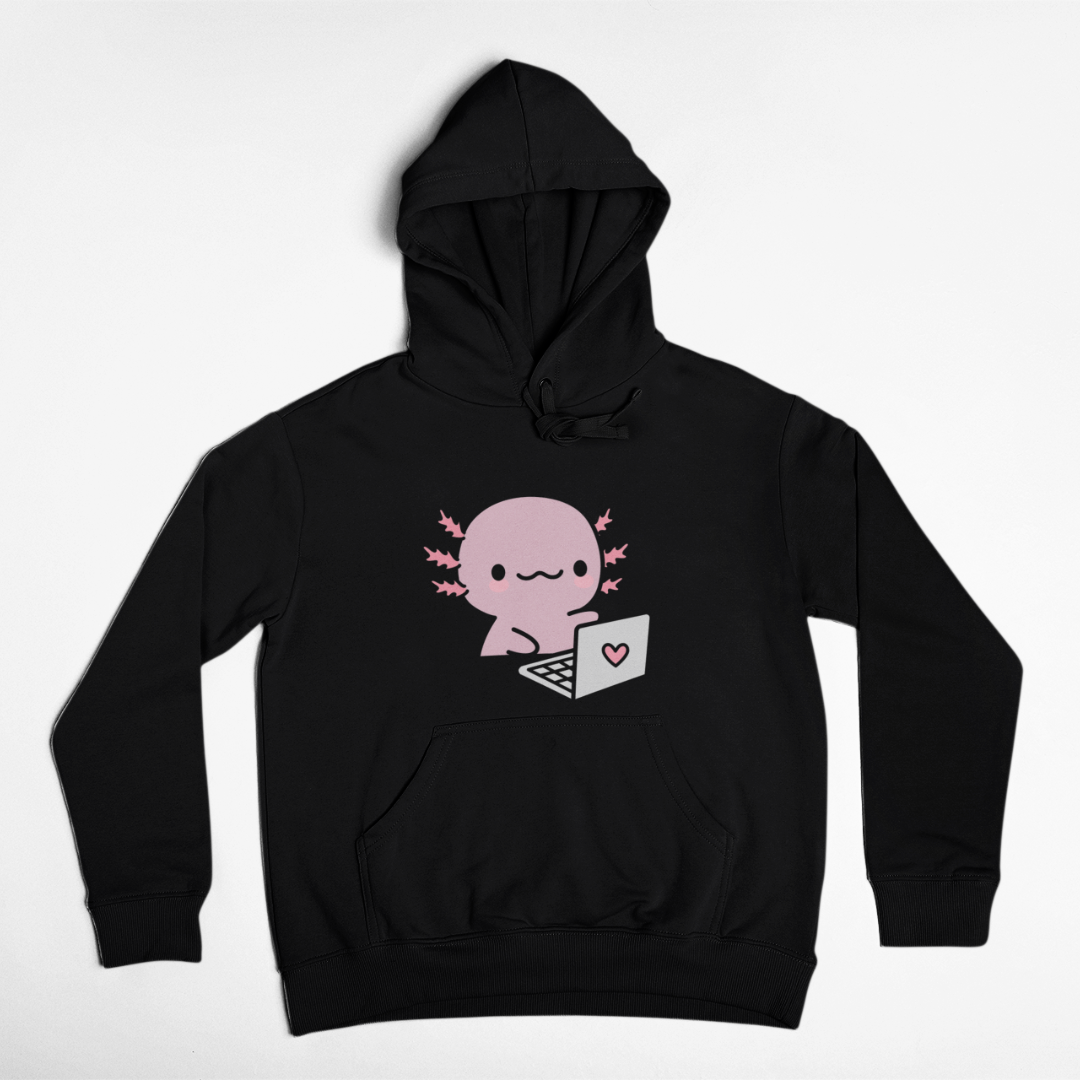 Hoodie Ajolote Trabajando Xo The Monster