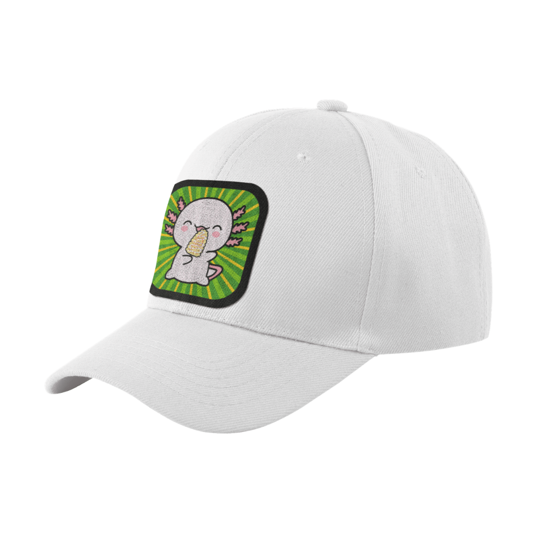 Gorra Unisex Curva Ajolote Comiendo Elote Xo The Monster