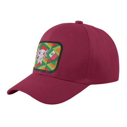 Gorra Unisex Curva Axolotzin Bandera