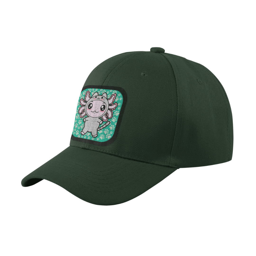 Gorra Unisex Curva Axolotzin Disfraz Gato