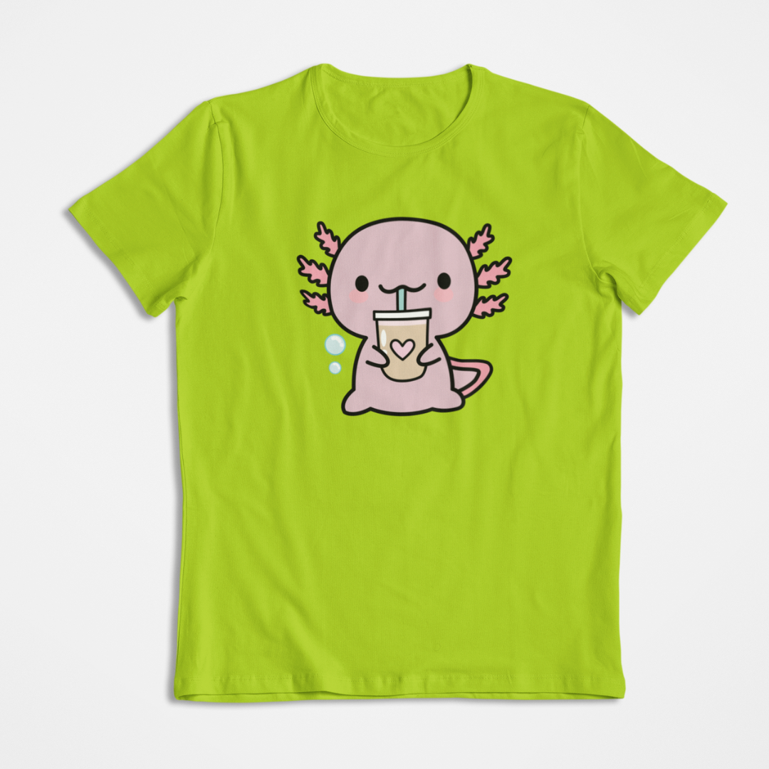 Playera Ajolote Bebiendo Xo The Monster
