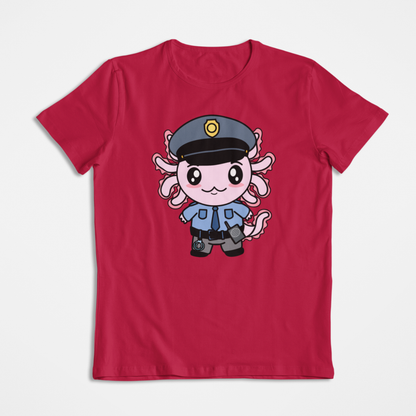 Playera Axolotzin Policía Ajolote