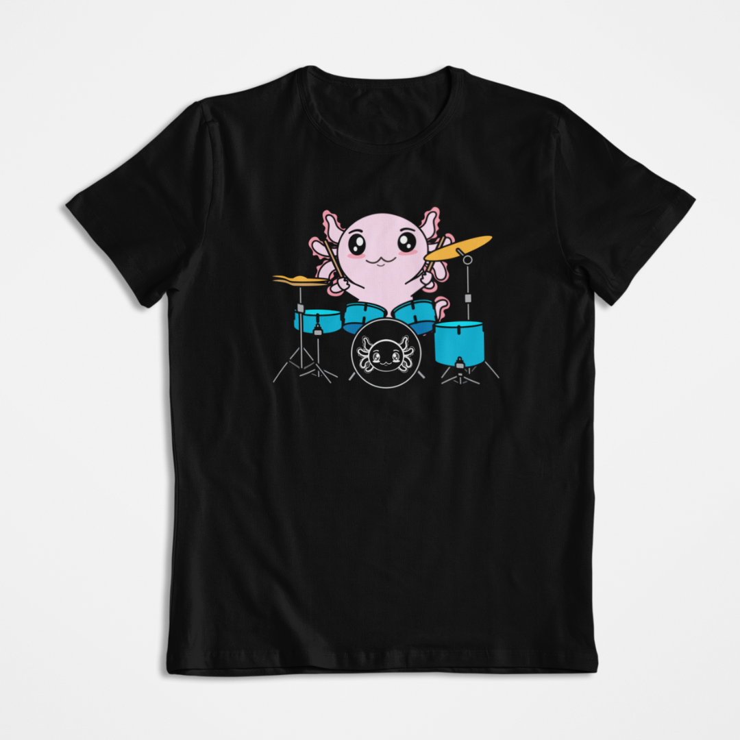 Playera Axolotzin Baterista Ajolote
