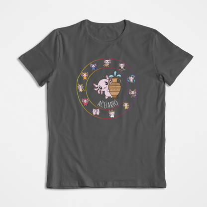 Playera Horoscopos Acuario Axolotzin Ajolote
