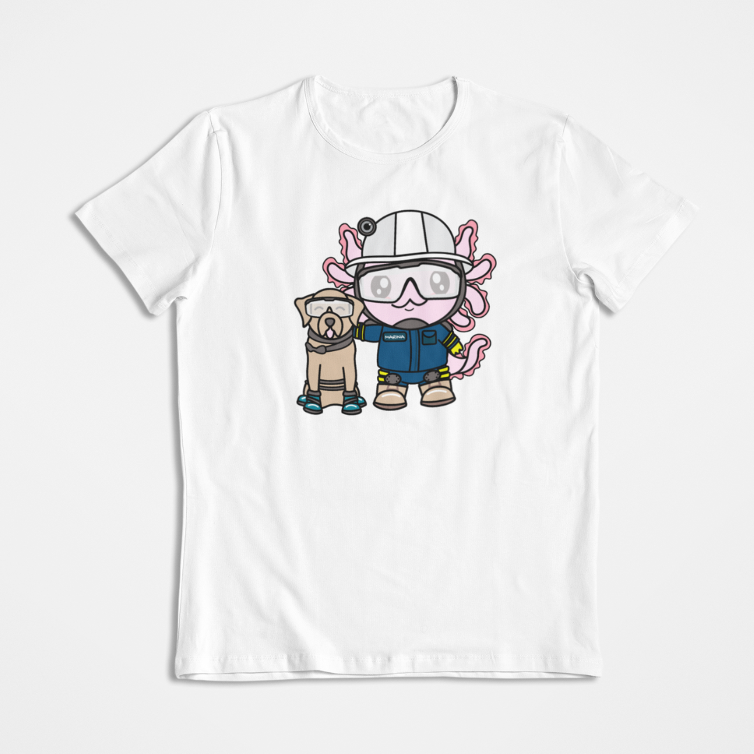 Playera Axolotzin Rescatista Ajolote