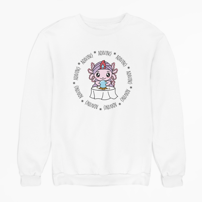 Sudadera Axolotzin Horóscopos Aro Adivino Ajolote Unisex