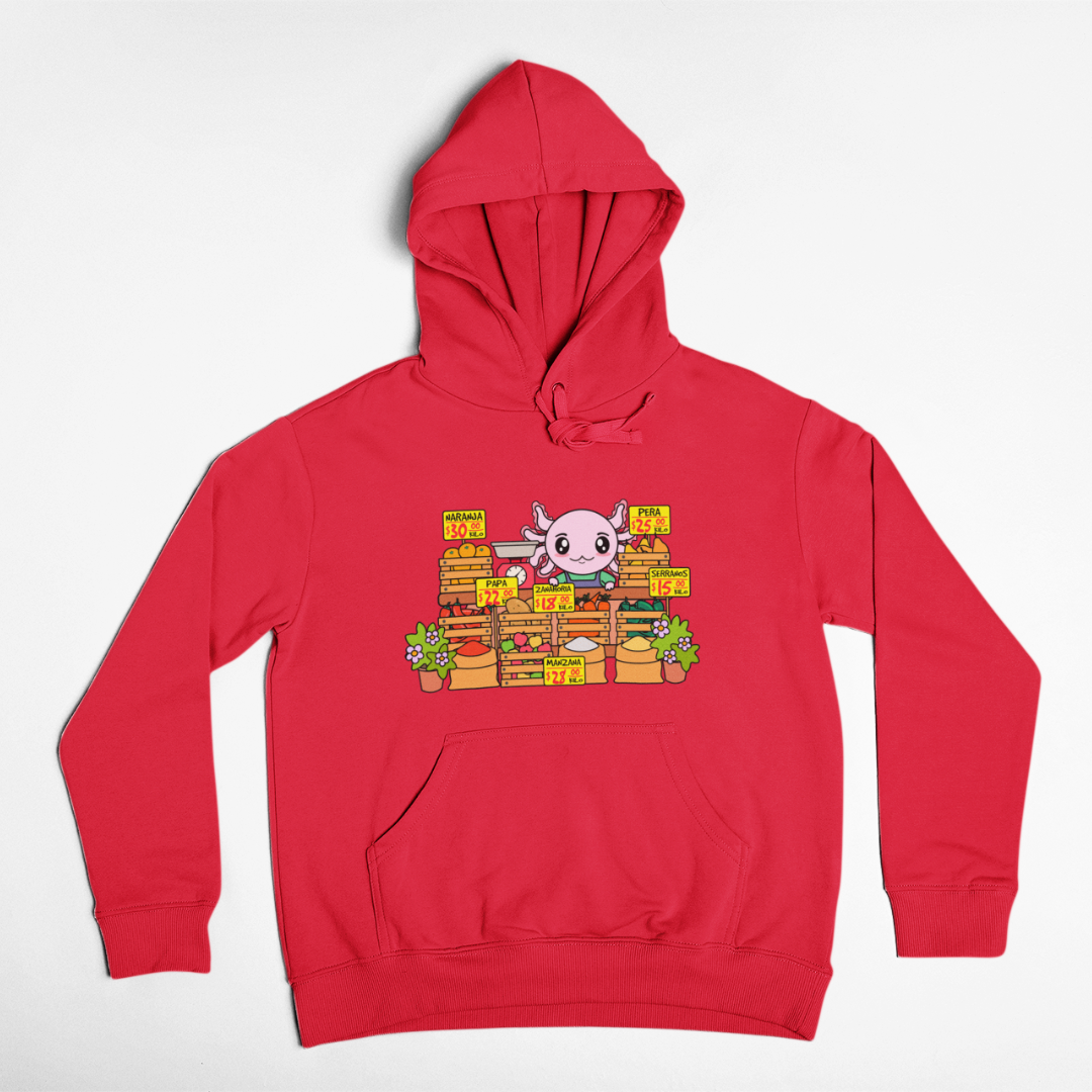Hoodie Axolotzin Marchante Ajolote Unisex