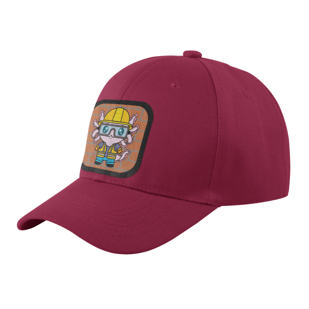 Gorra Unisex Curva Axolotzin Constructor