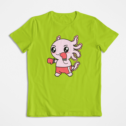 Playera Axolotzin Boxeador Ajolote