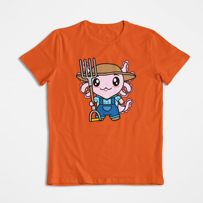 Playera Axolotzin Granjero Ajolote