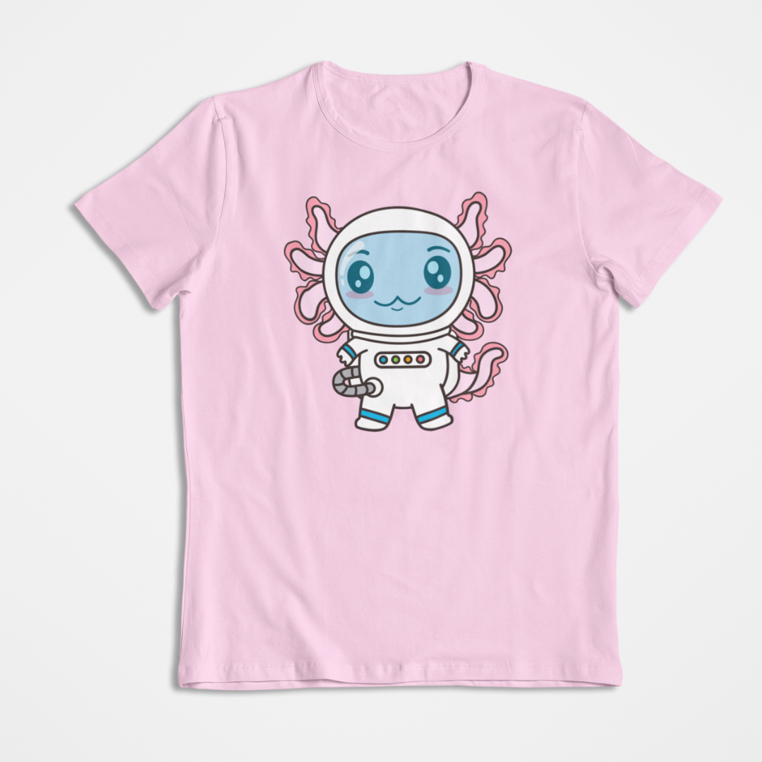 Playera Axolotzin Astronauta Ajolote