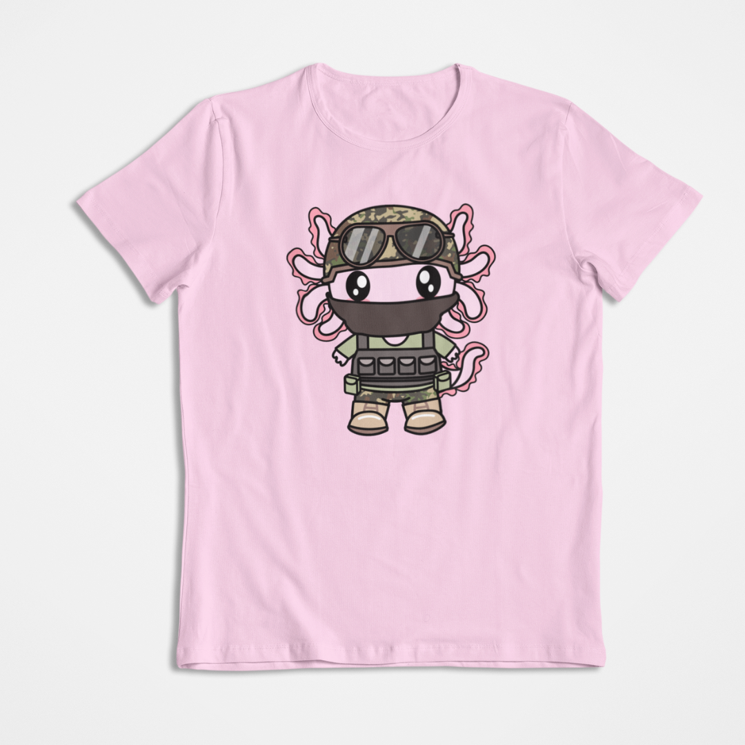 Playera Axolotzin Militar Ajolote