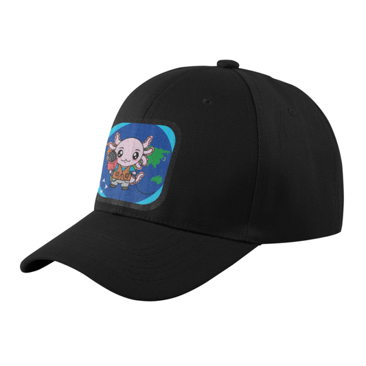 Gorra Unisex Curva Axolotzin Reportero