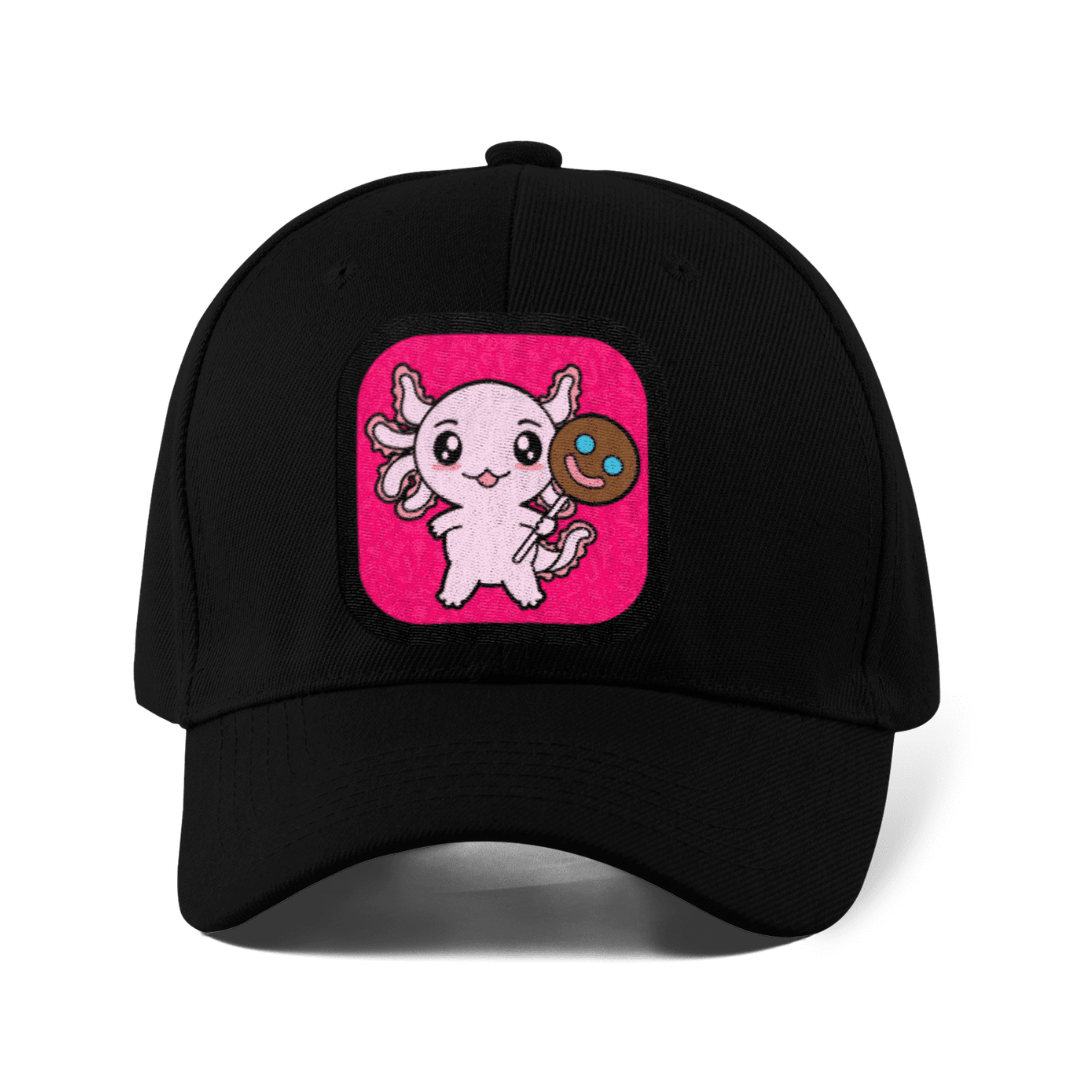 Gorra Unisex Curva Axolotzin Paleta Sonrisa