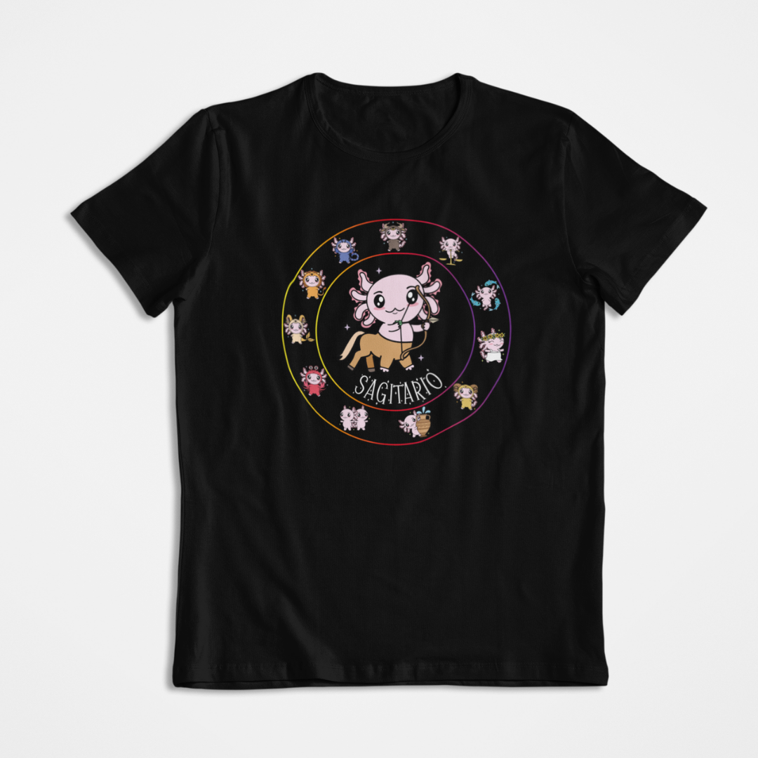 Playera Horoscopos Sagitario Axolotzin Ajolote