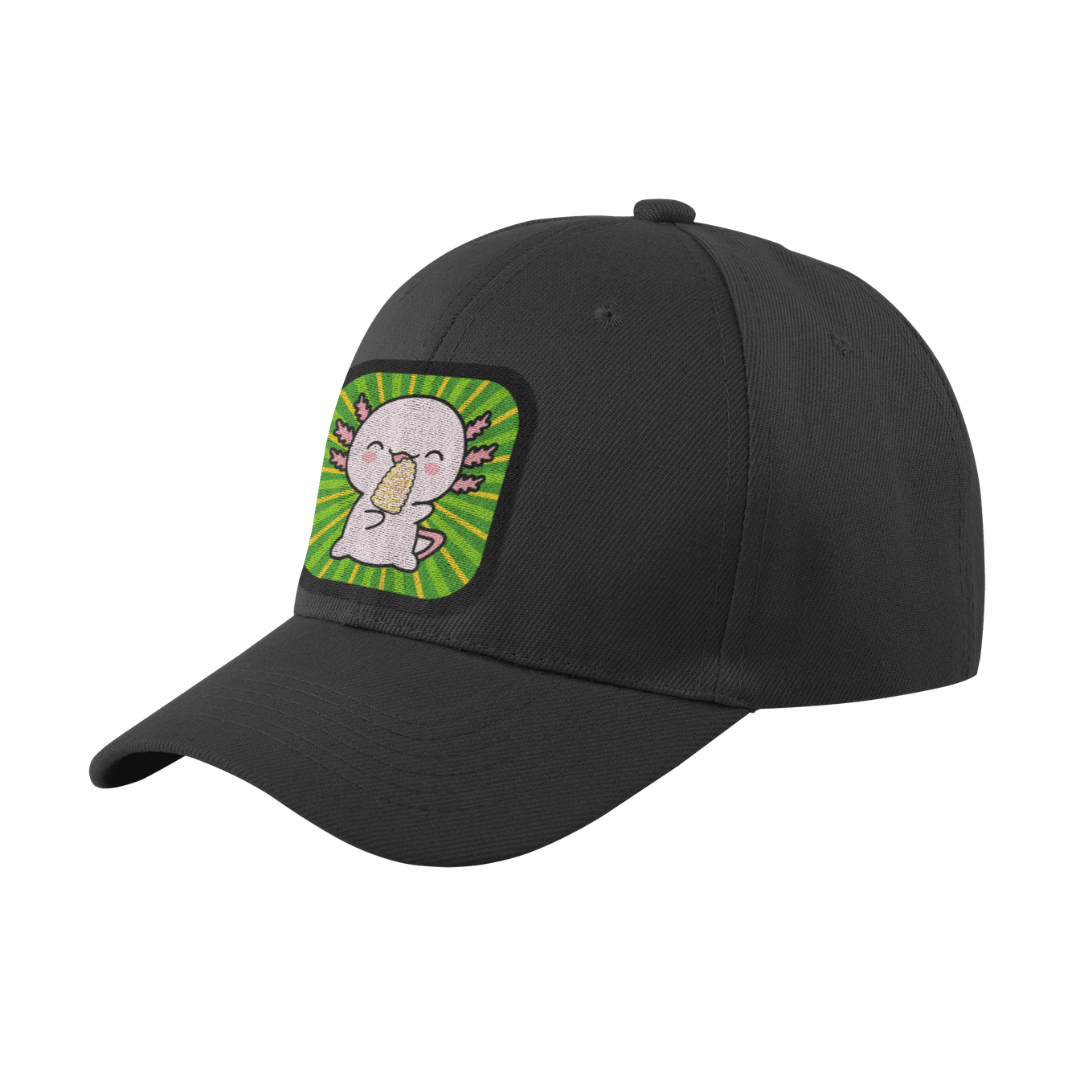Gorra Unisex Curva Ajolote Comiendo Elote Xo The Monster