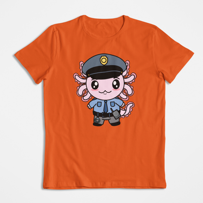 Playera Axolotzin Policía Ajolote