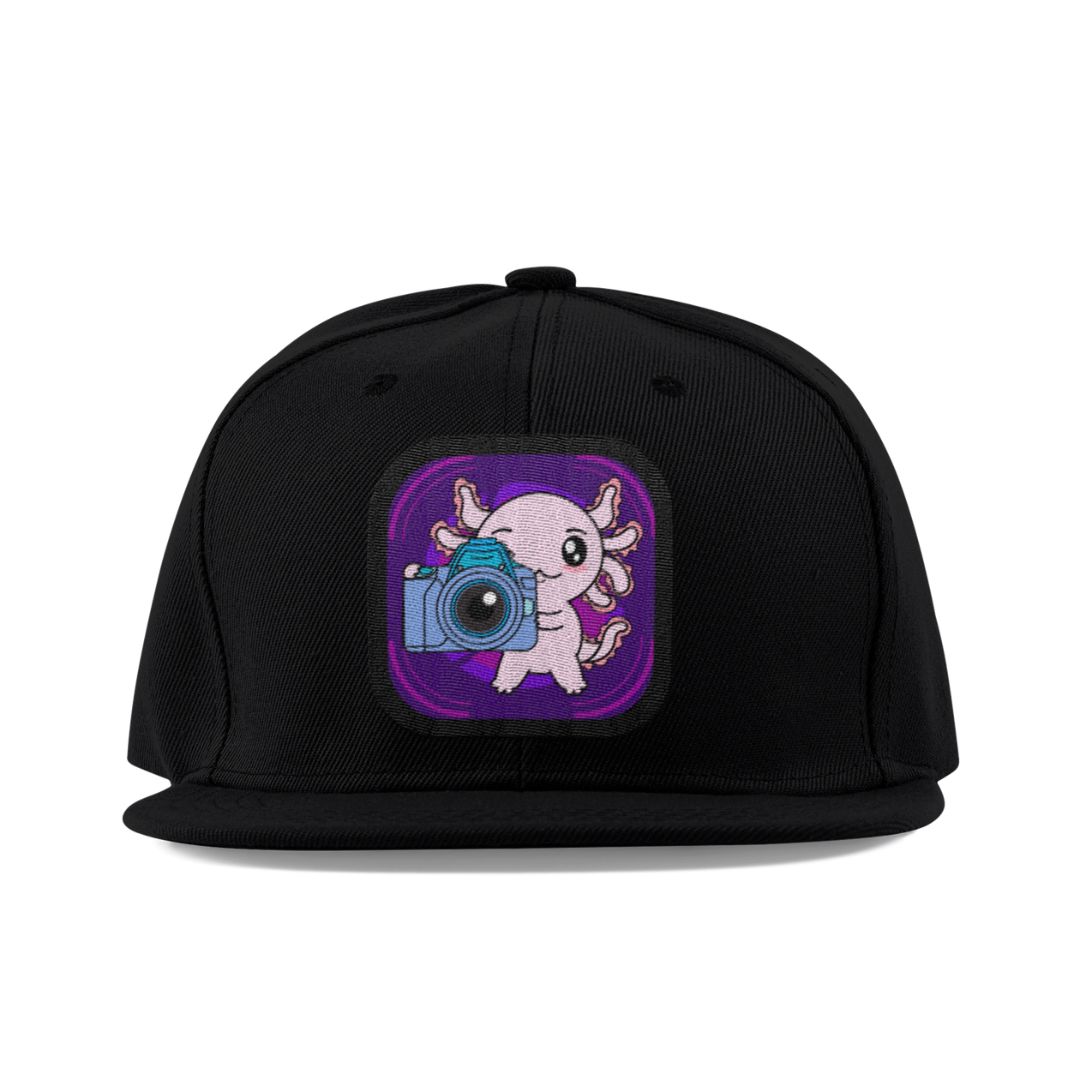 Gorra Unisex Plana Axolotzin Fotografo
