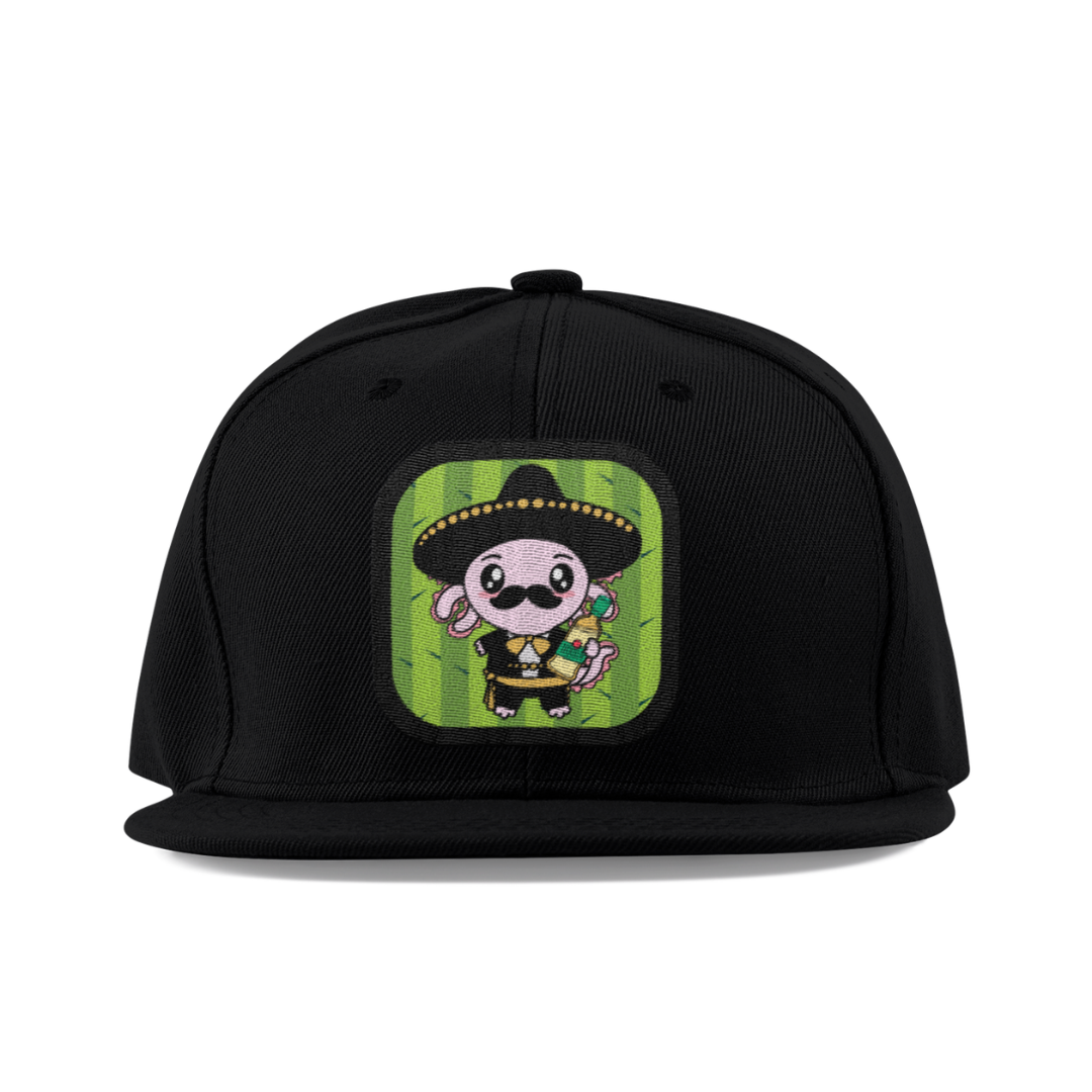 Gorra Unisex Plana Axolotzin Mariachi