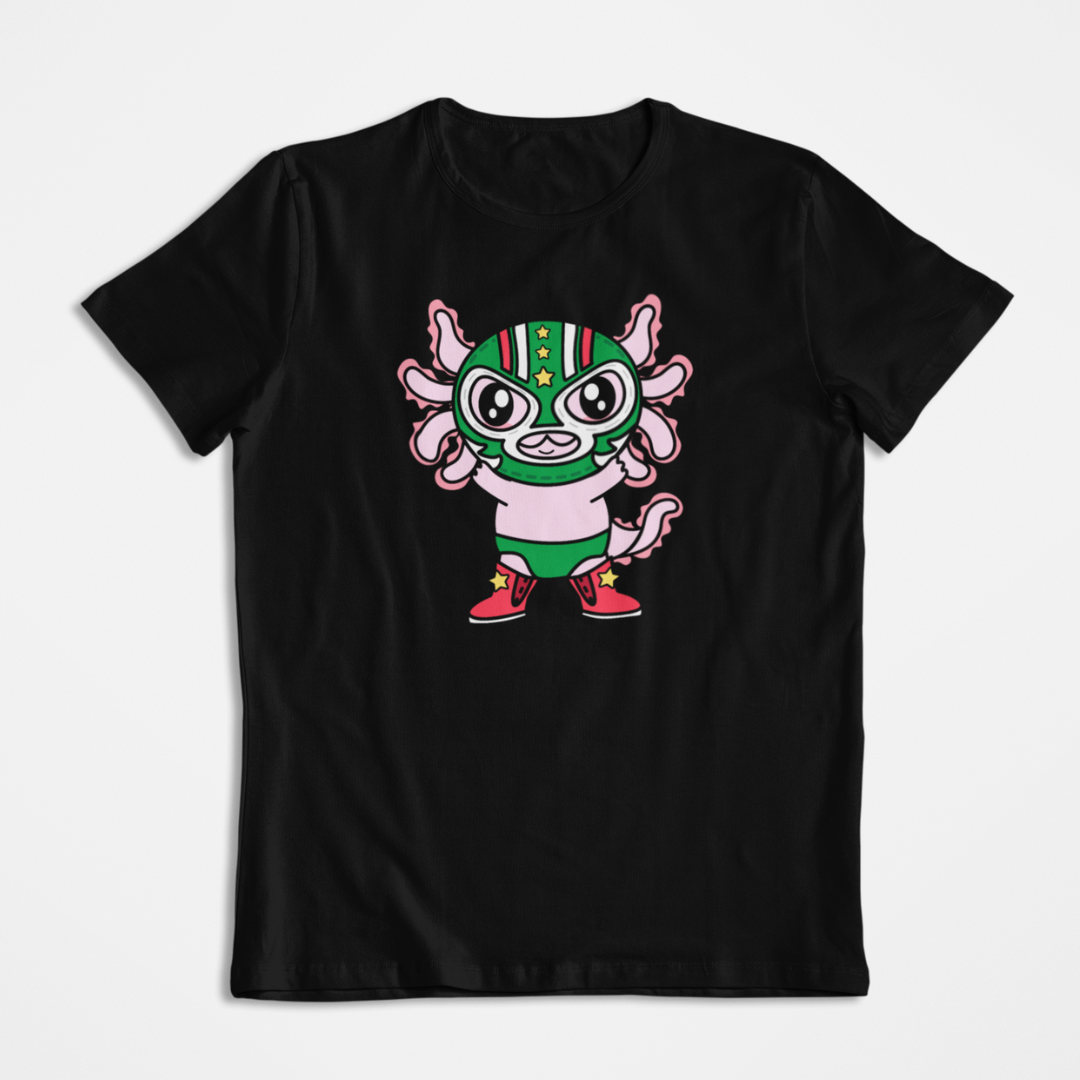 Playera Axolotzin Luchador Ajolote