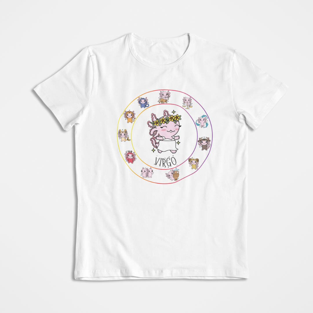 Playera Horoscopos Virgo Axolotzin Ajolote