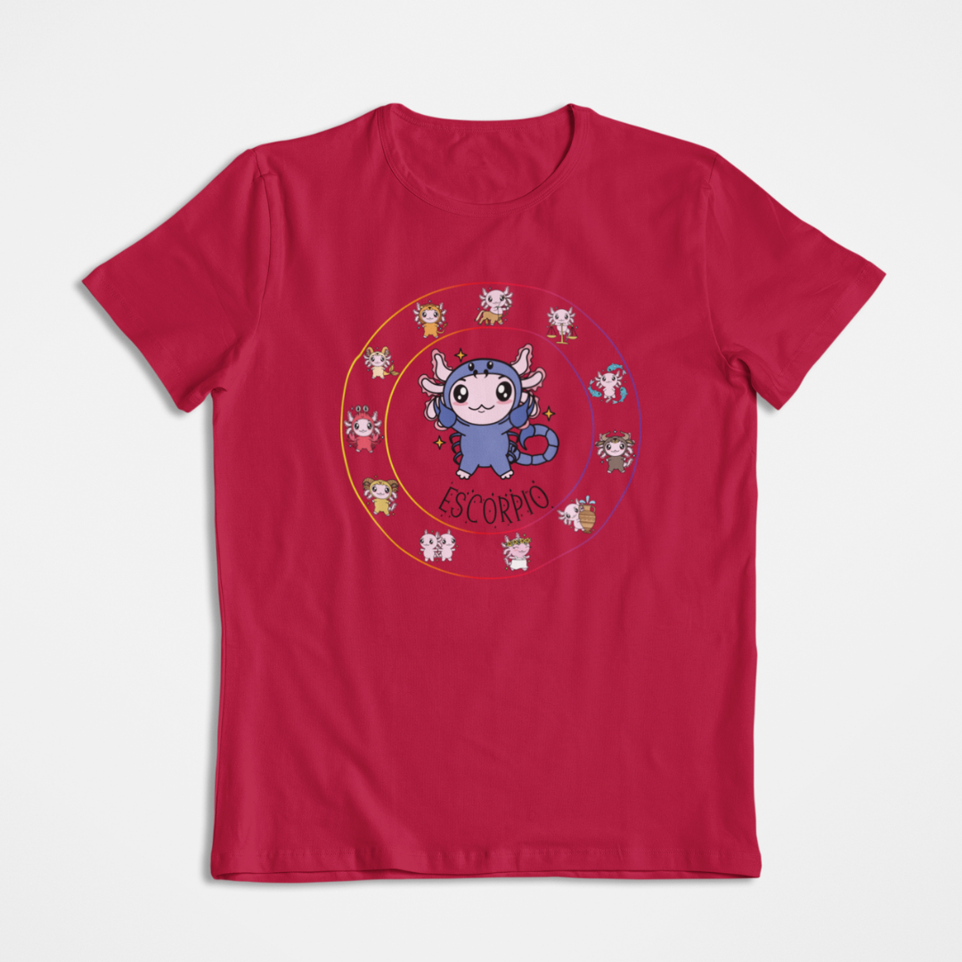 Playera Horoscopos Escorpio Axolotzin Ajolote