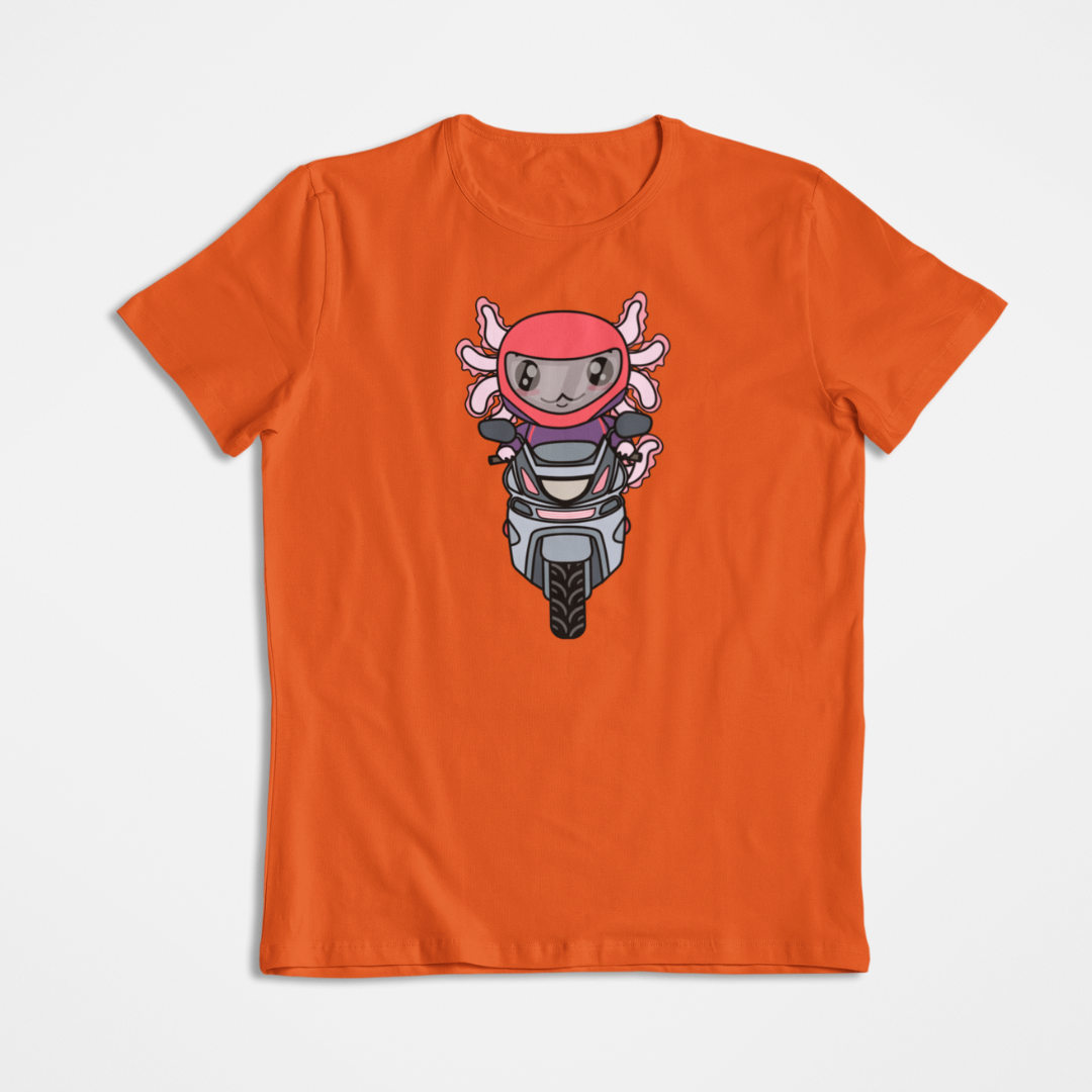 Playera Axolotzin Motoneta Ajolote