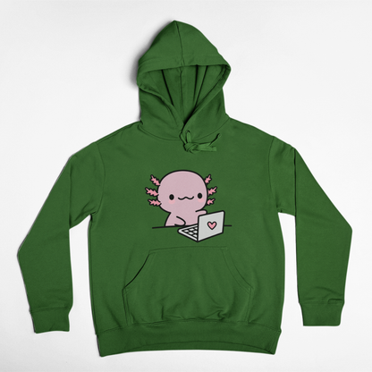 Hoodie Ajolote Trabajando Xo The Monster