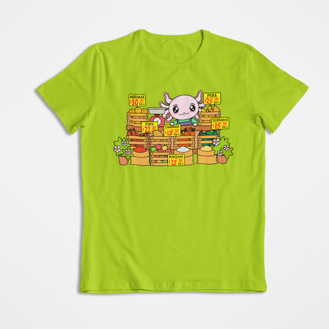 Playera Axolotzin Marchante Ajolote
