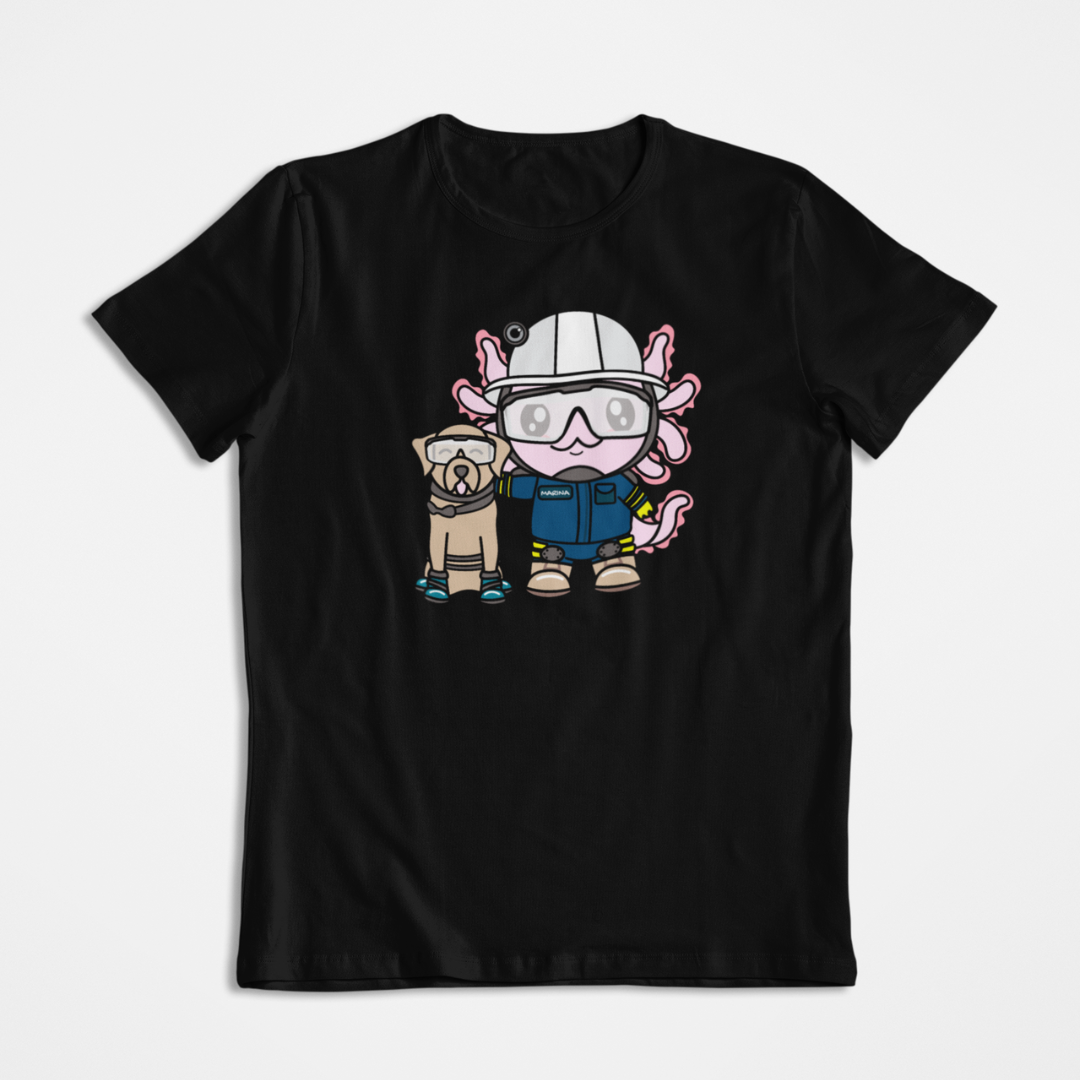 Playera Axolotzin Rescatista Ajolote