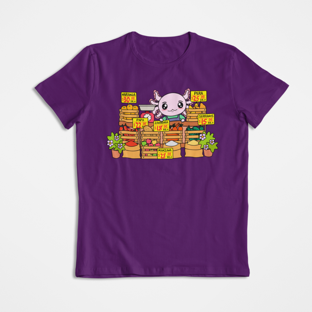 Playera Axolotzin Marchante Ajolote