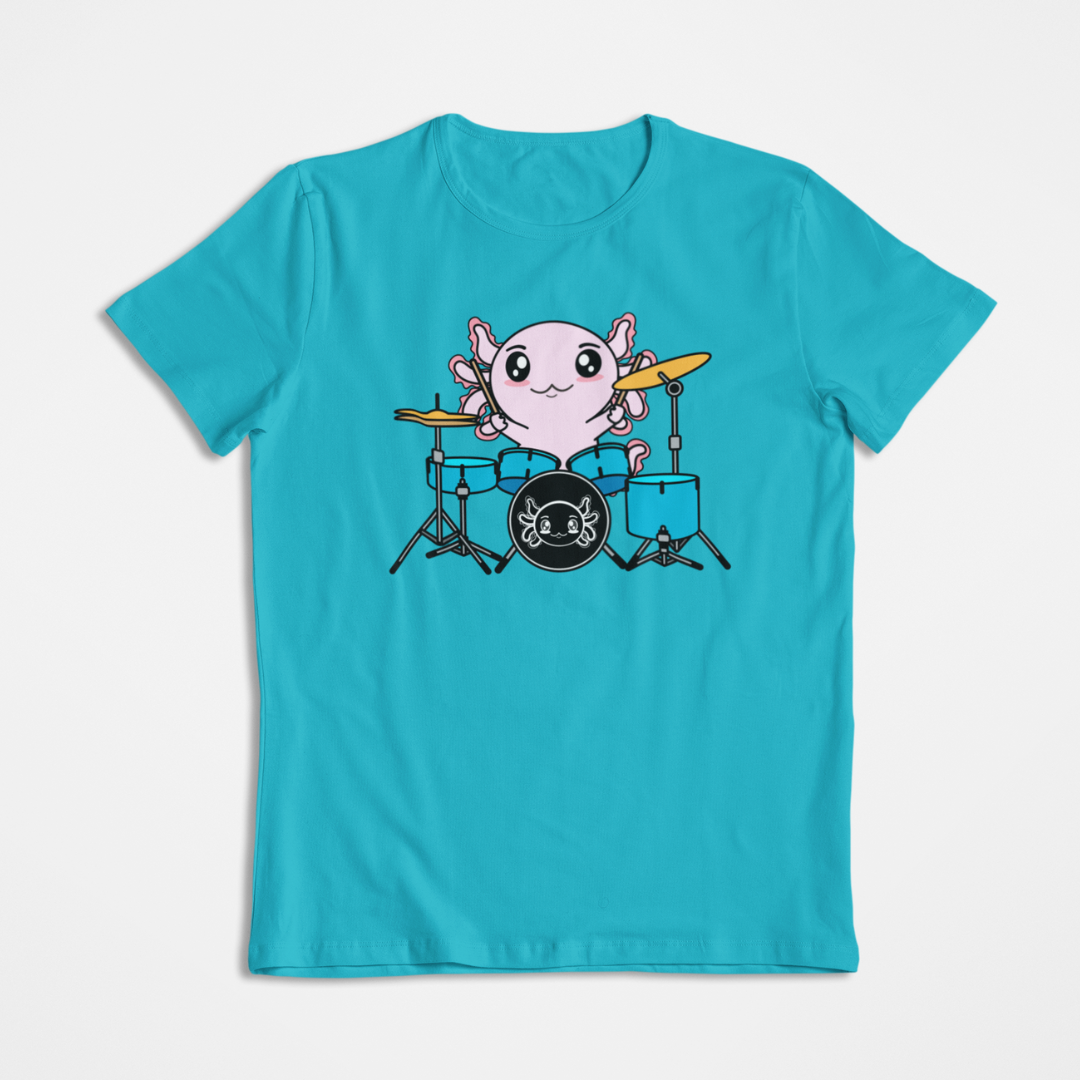 Playera Axolotzin Baterista Ajolote