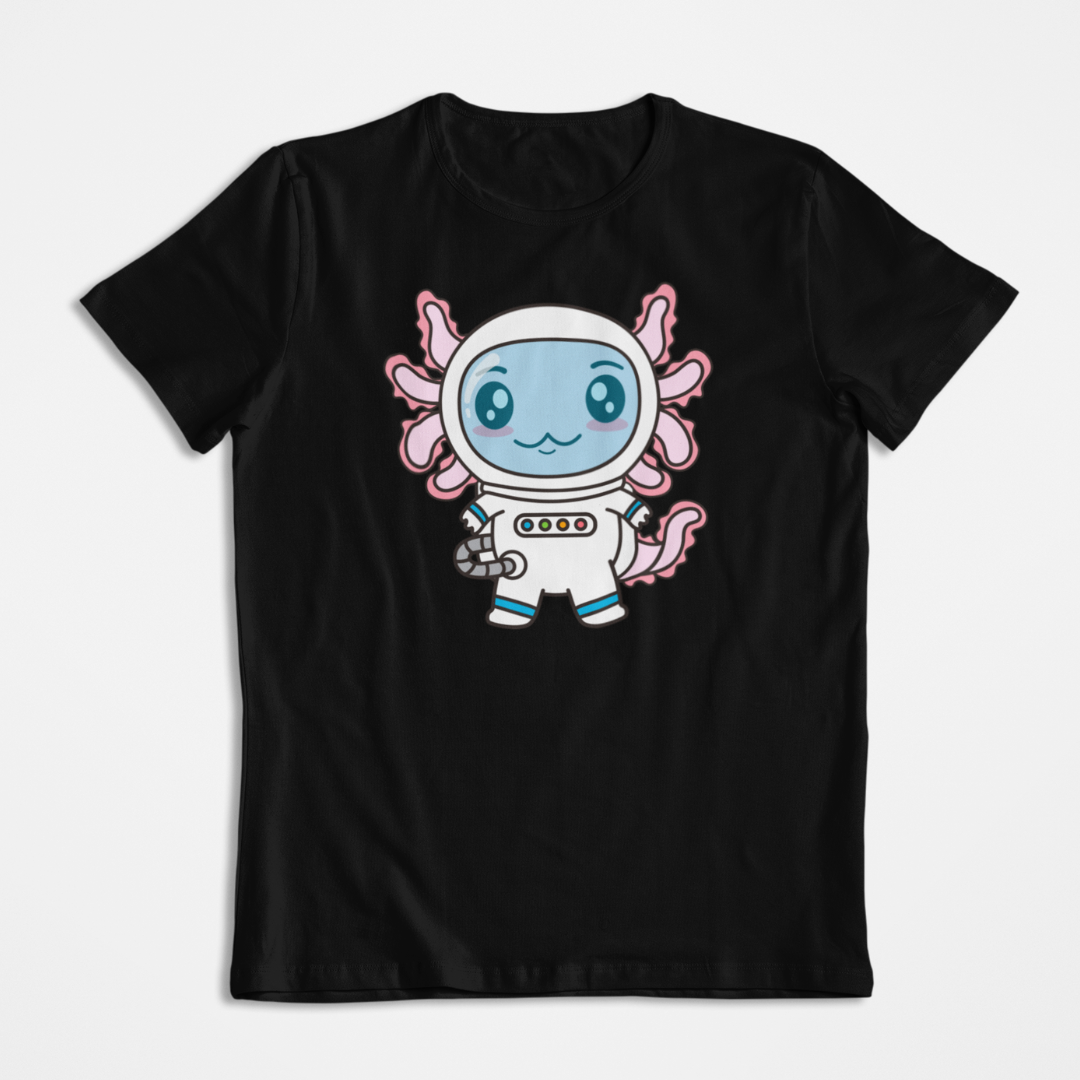 Playera Axolotzin Astronauta Ajolote