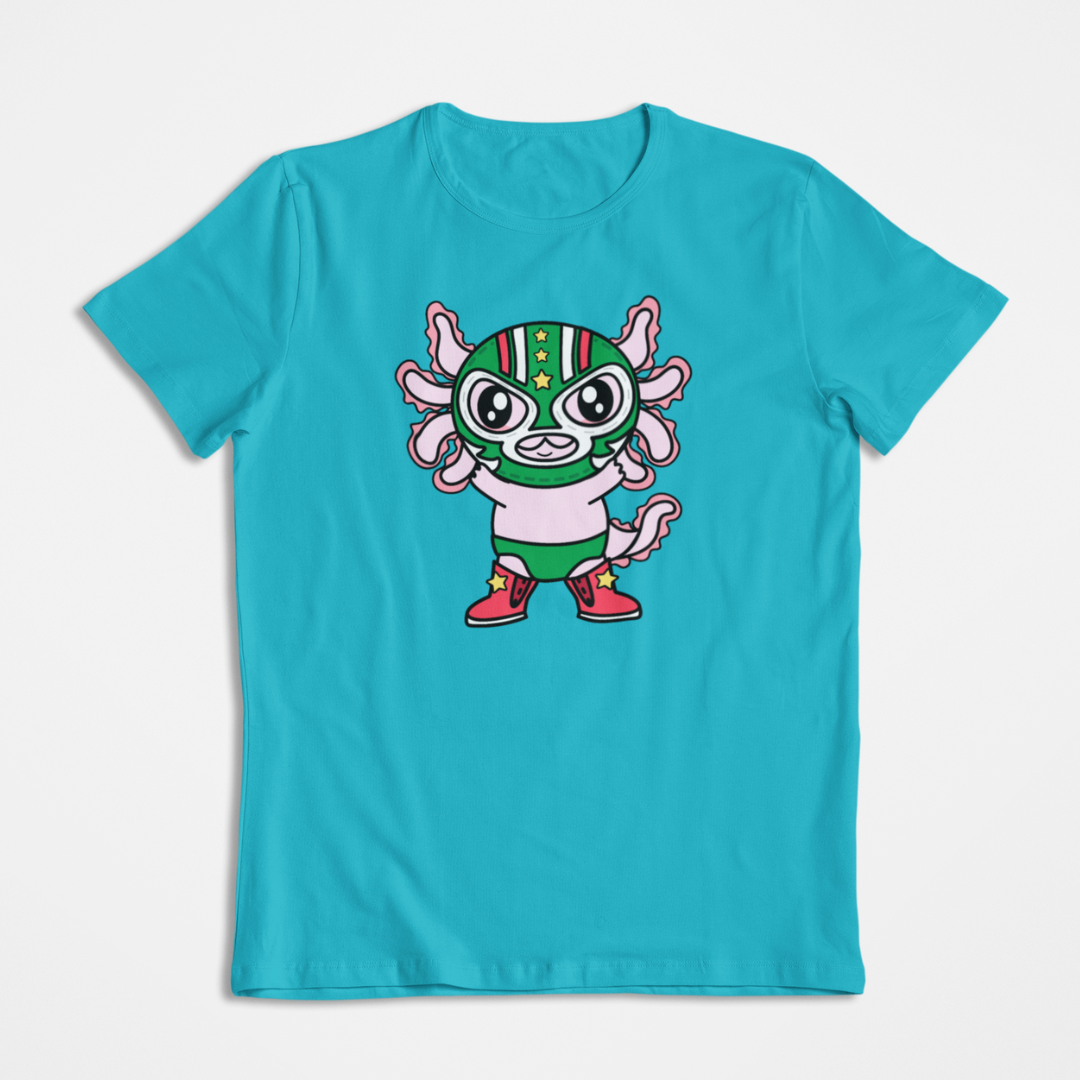 Playera Axolotzin Luchador Ajolote