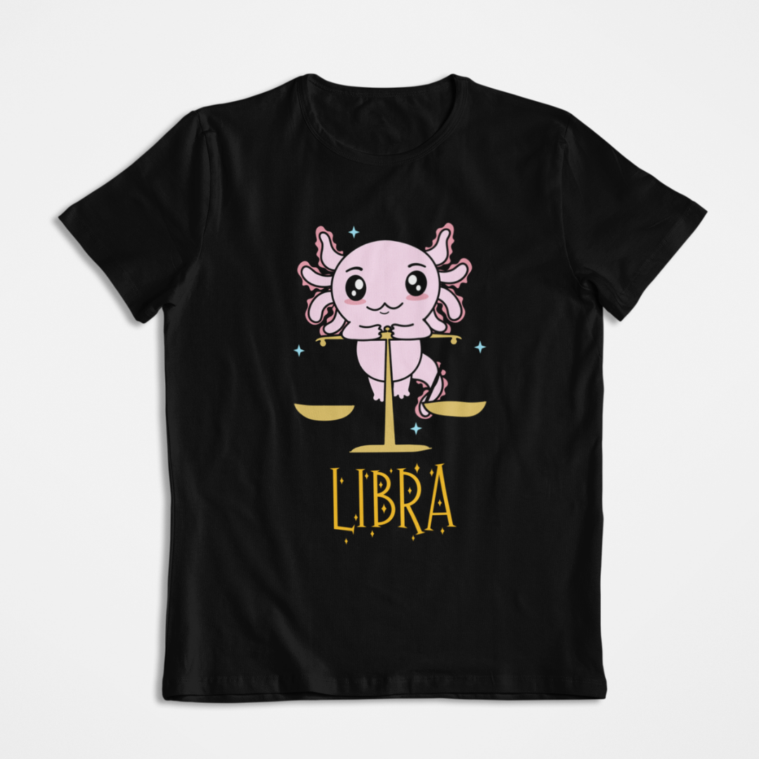 Playera Axolotzin Horoscopos Nombre Libra Ajolote