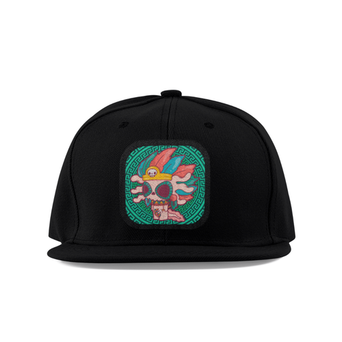 Gorra Unisex Plana Ajolote Mictlantecuhtli