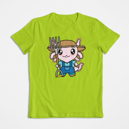 Playera Axolotzin Granjero Ajolote