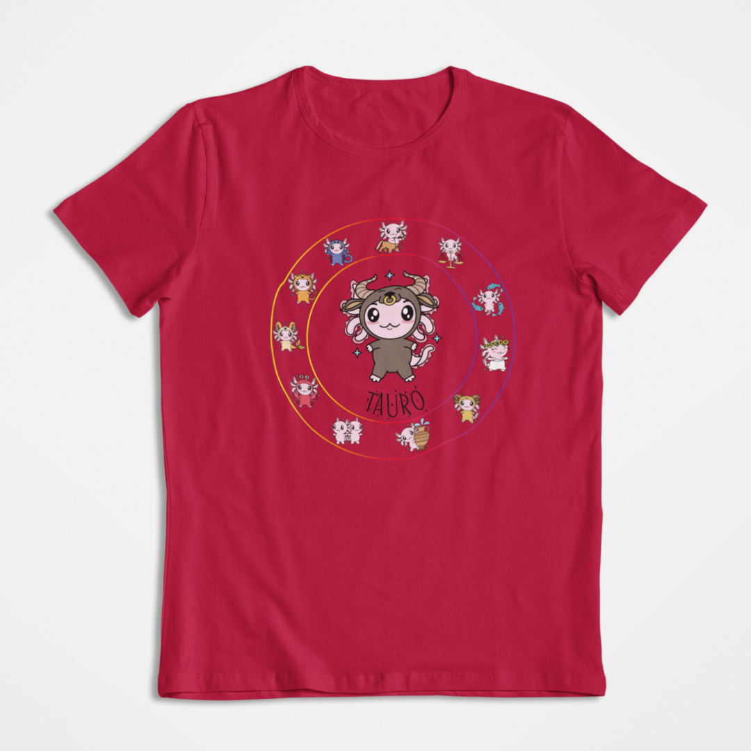Playera Horoscopos Tauro Axolotzin Ajolote