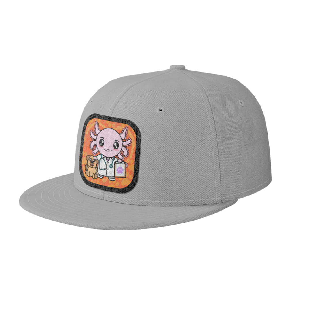 Gorra Unisex Plana Axolotzin Veterinario