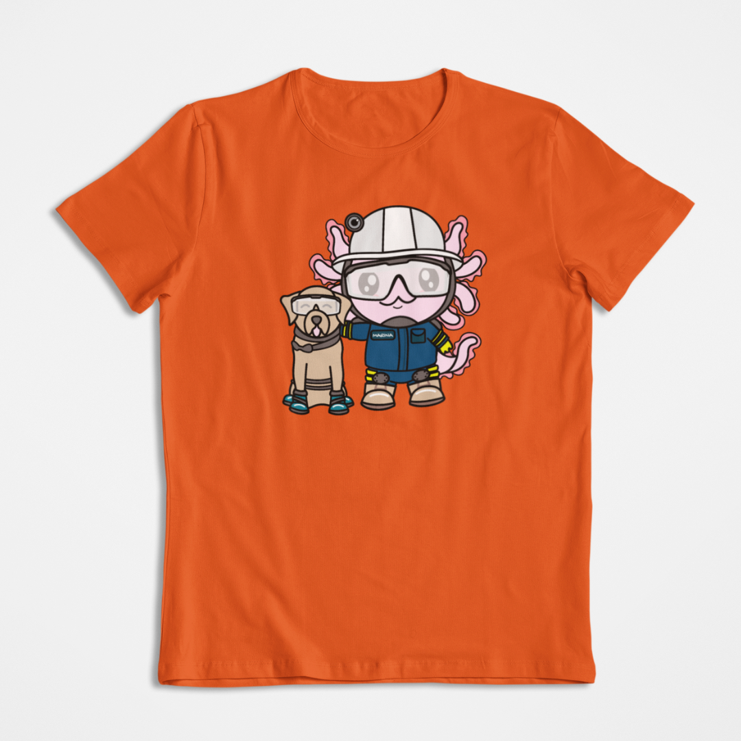 Playera Axolotzin Rescatista Ajolote